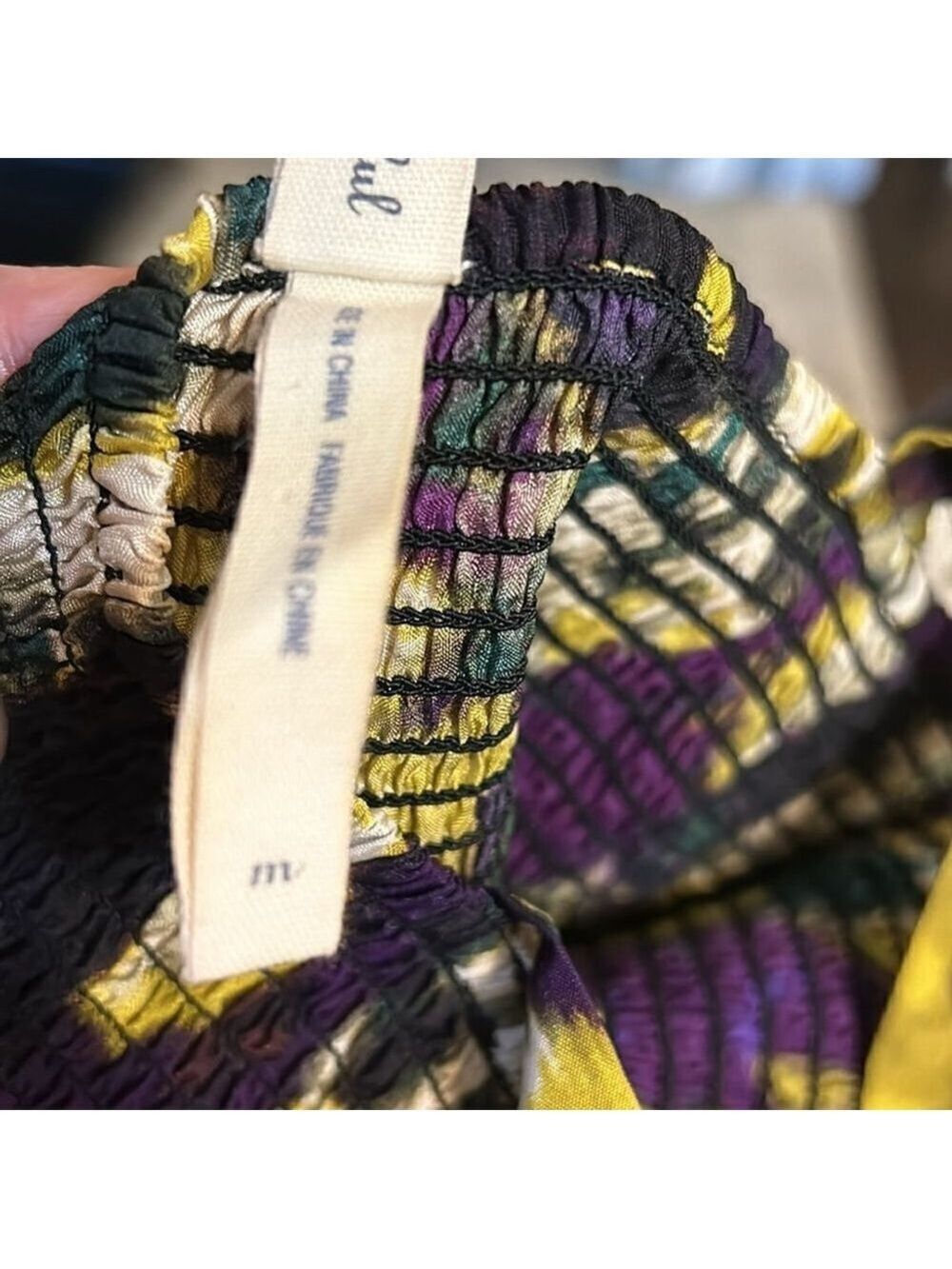 Anthropologie Purple and Yellow Floral Dress - Picture 5 of 13